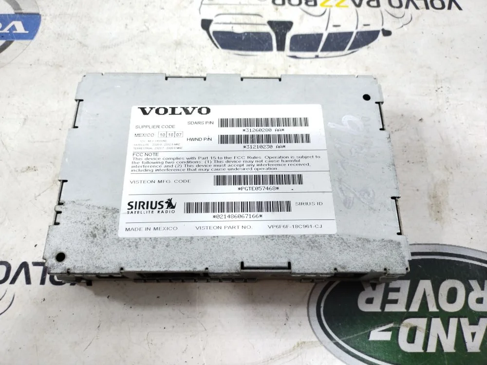 Блок управления радиоприемником Volvo S40 V50 XC90